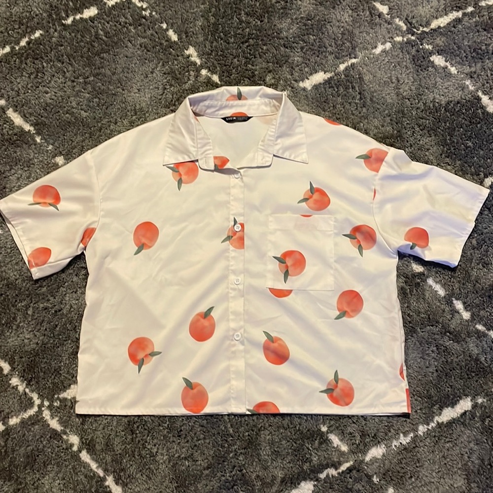 SHEIN peach blouse, size S , US size 4